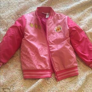 Pink Super Mario Princess Peach Bomber Jacket